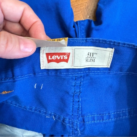 Levi's 511 Slim Fit Star Blue Denim Jeans Size 16 - 28x28 - Picture 13 of 16